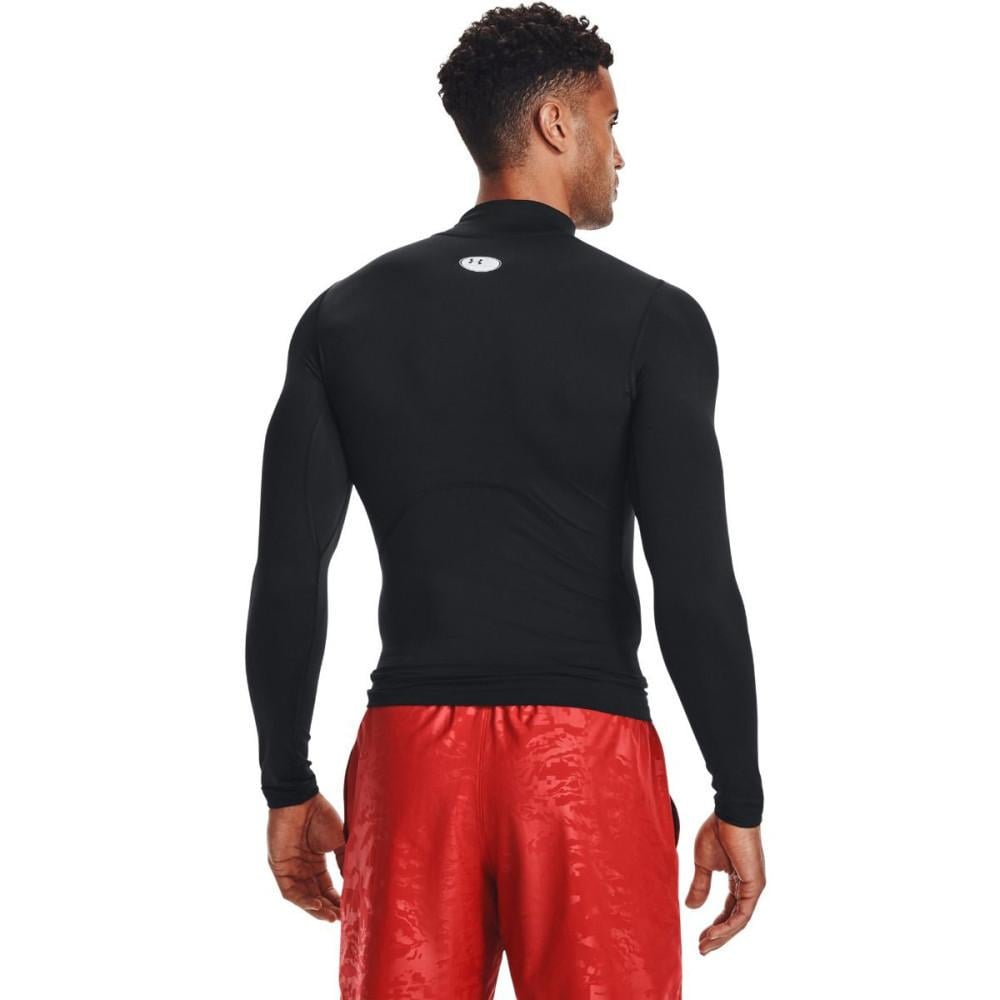 Лонгслив мужской Under Armour UA HG Armour Comp Mock LS SM Черный (1369606-001 SM) - фото 2