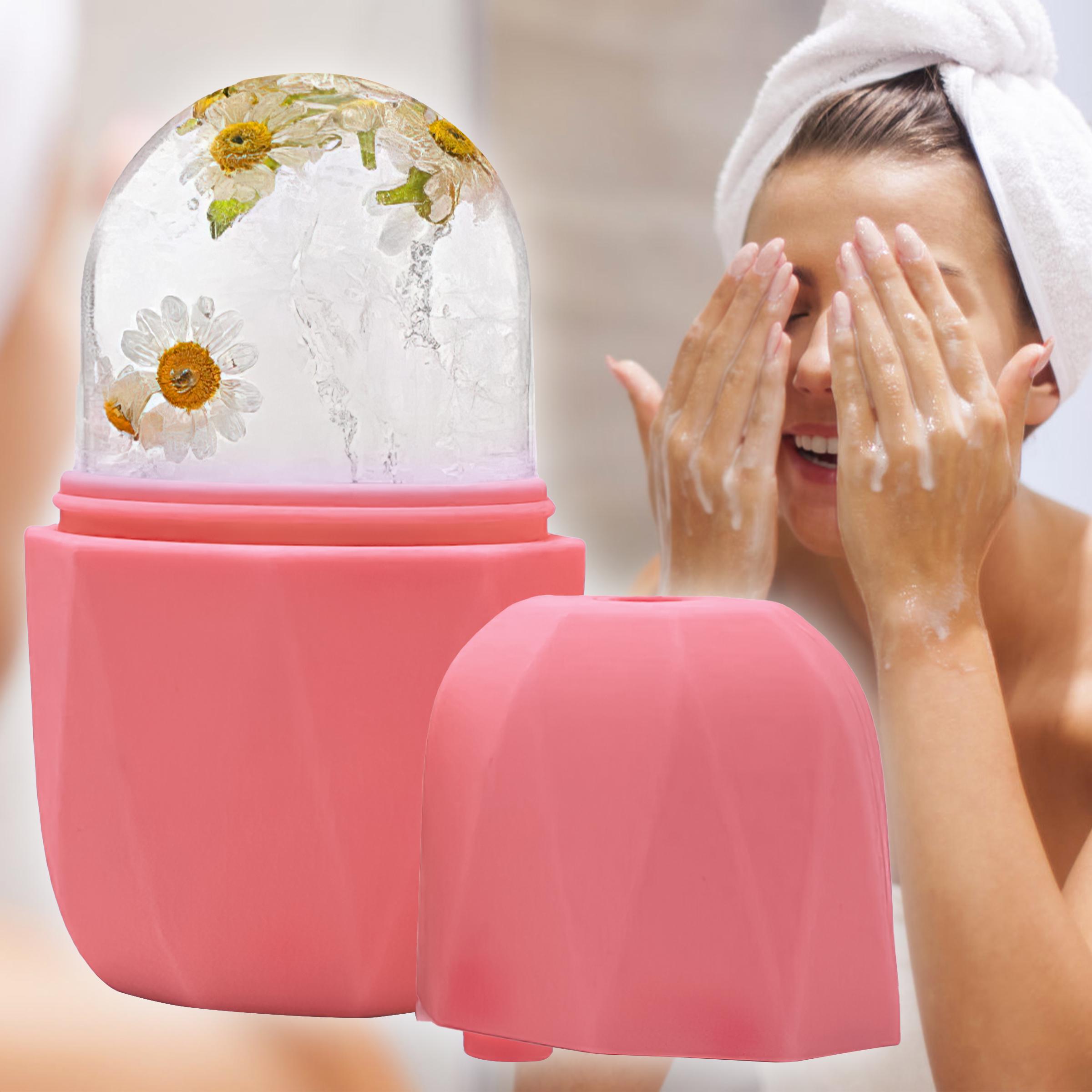 Масажер ролик для обличчя Ice Roller Рожевий - фото 2 Масажер ролик для обличчя Ice Roller Рожевий - фото 2