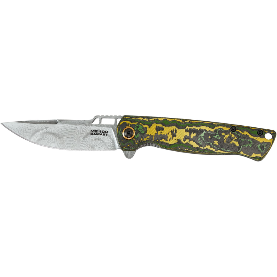 Ніж Boker Plus ME 109 Damast Frame lock Green/Yellow/Grey (01BO909DAM)