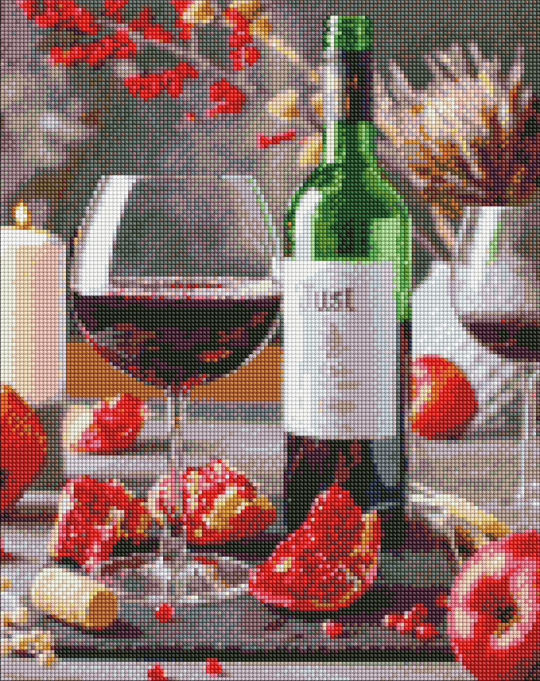 Алмазная мозаика Идейка Гранатовое наслаждение 40x50 см (AMO7500)