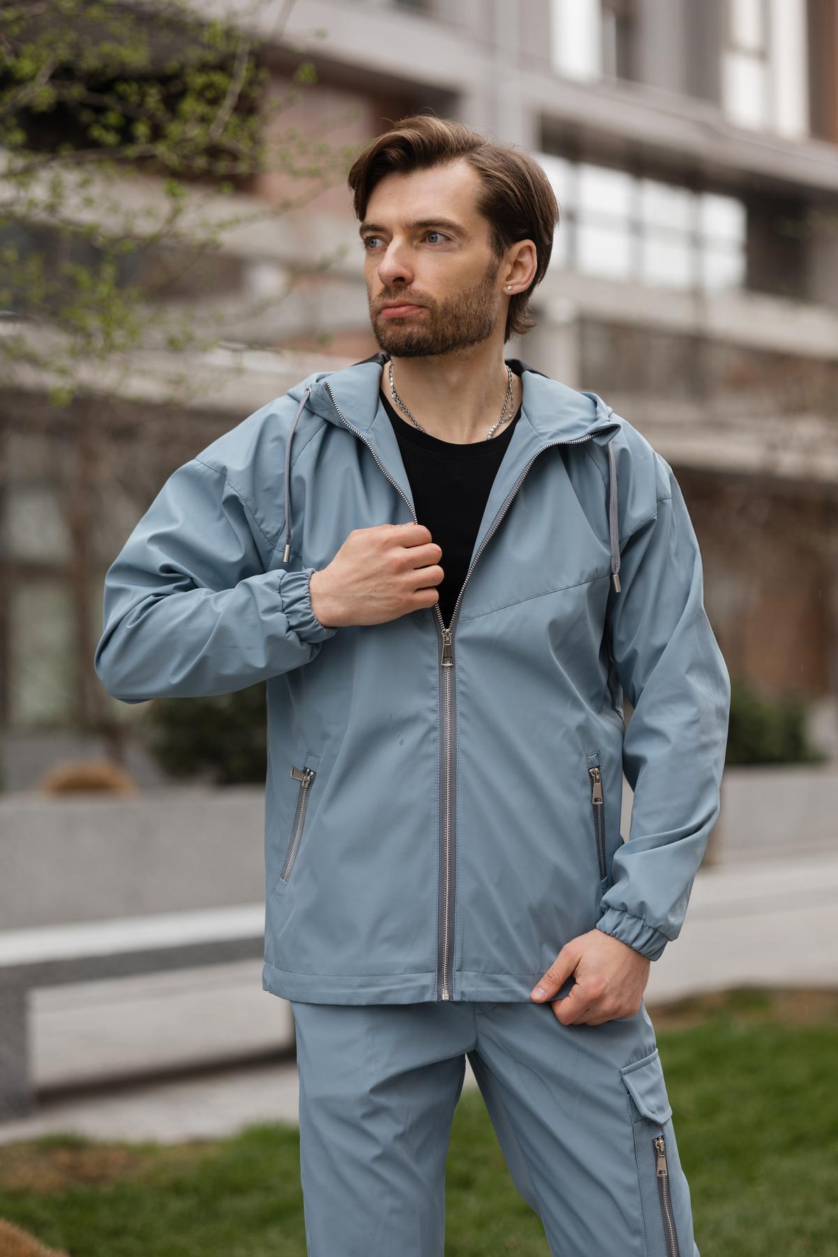 Костюм чоловічий Viter плащівка XXXL Блакитний (1618227087/3/6) - фото 4