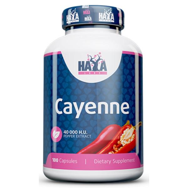 Перец кайенский Haya Labs Cayenne Pepper Extract 40000 H.U. 100 caps