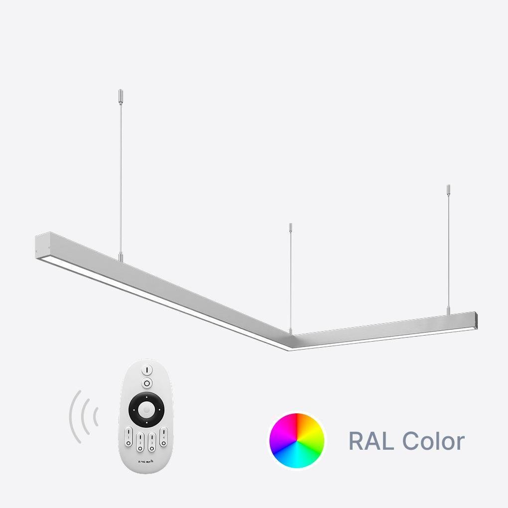 Світильник світлодіодний керований X-LED 80 Вт L-подібний 1000x620x43 мм (LSNL-80dc) - фото 2 Світильник світлодіодний керований X-LED 80 Вт L-подібний 1000x620x43 мм (LSNL-80dc) - фото 2