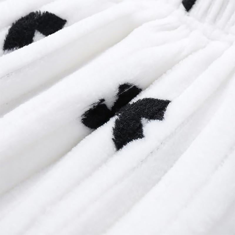 Пижама женская Lesko 2023 Bow рубашка с длинным рукавом и штанами L Белый (2425990171) - фото 3 Пижама женская Lesko 2023 Bow рубашка с длинным рукавом и штанами L Белый (2425990171) - фото 3