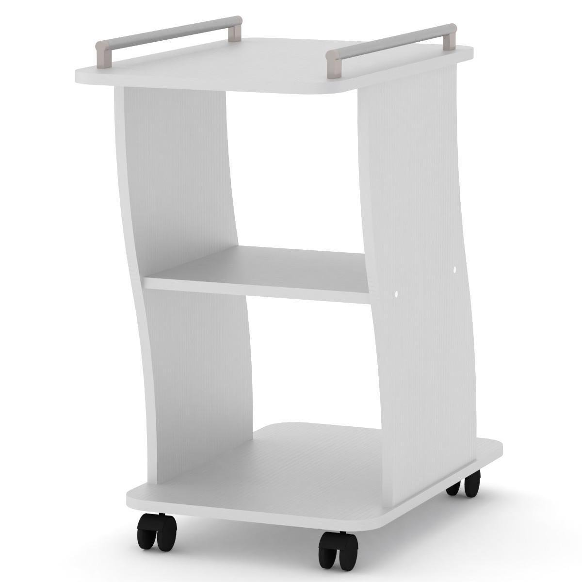 Стол журнальный МеблиКо Вена 75х40х71 см Альба/Белый (k-1901-1) Стол журнальный МеблиКо Вена 75х40х71 см Альба/Белый (k-1901-1)