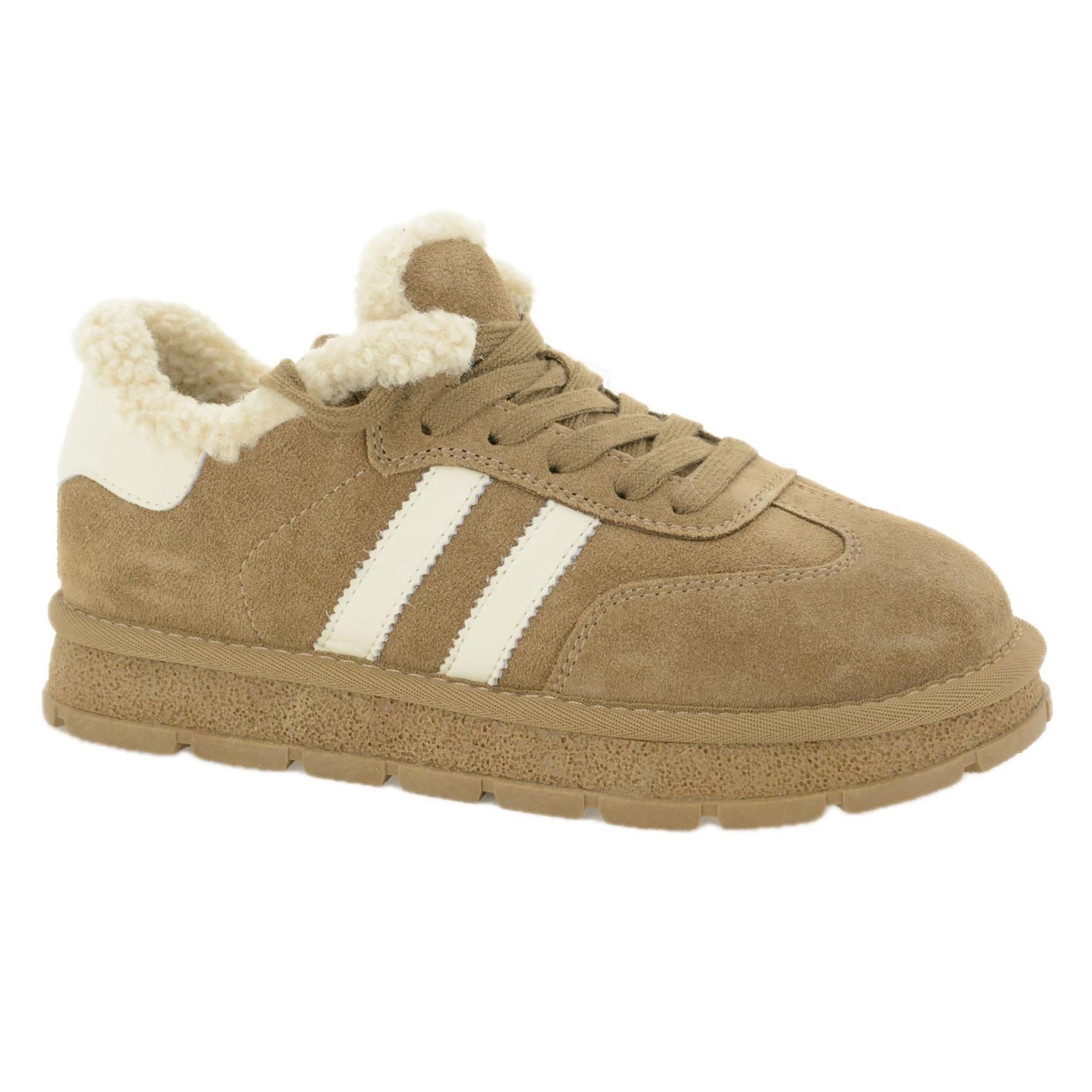 Кроссовки женские зимние Wollen р. 37 Коричневый (013853-37)