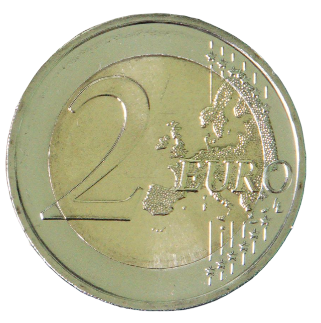 Коллекционная монета Латвия 2021 2 евро Латвия 100 лет де-юре ,UNC