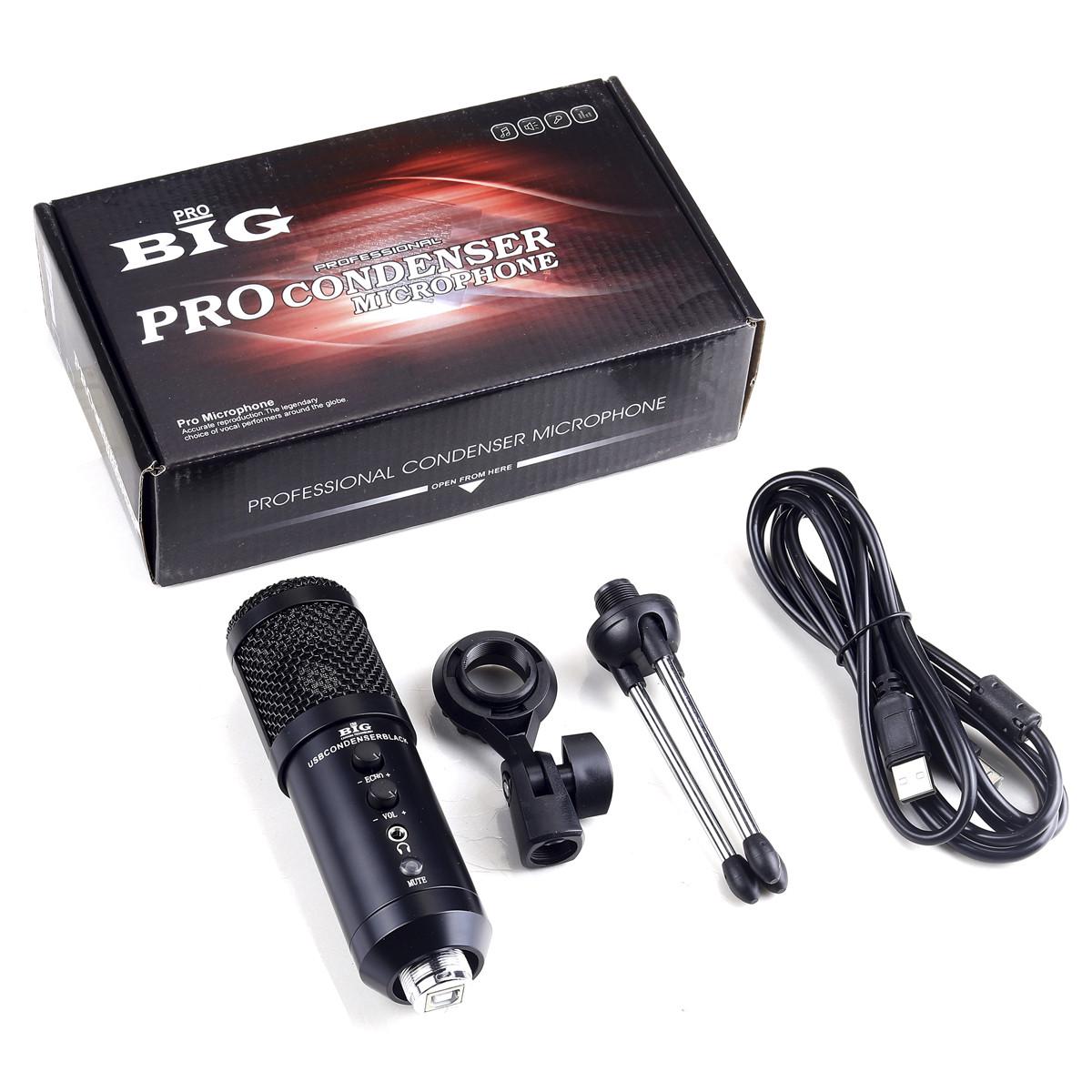 Набор аксесуаров для стриму та онлайн видео USB CONDENSER Black (2494814001)