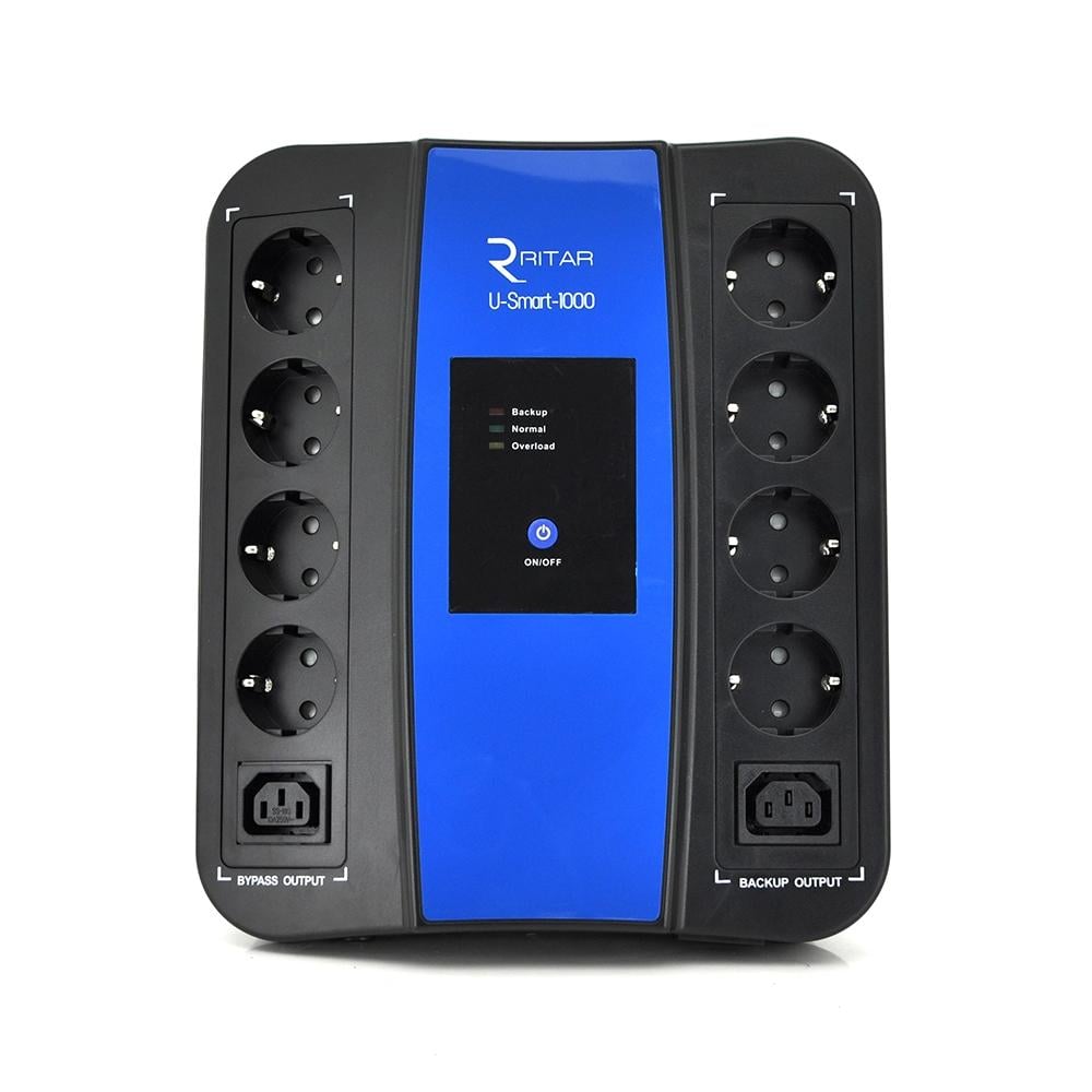 Джерело безперебійного живлення Ritar U-Smart-1000 600 W LED (18948)