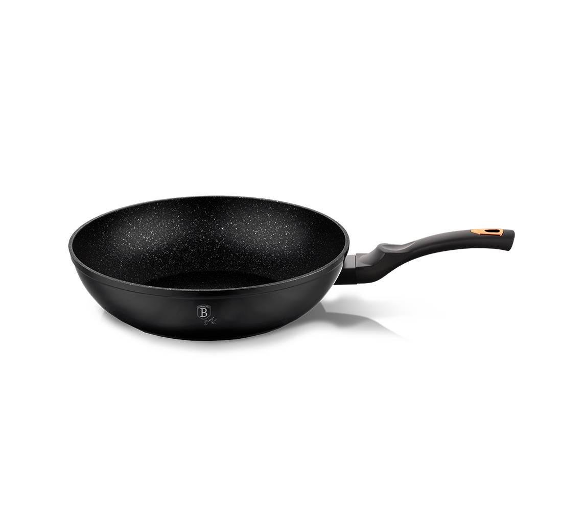 Сковорода Berlinger Haus Black Rose Gold Collection BH-1638N 28 см Чорний (130748)