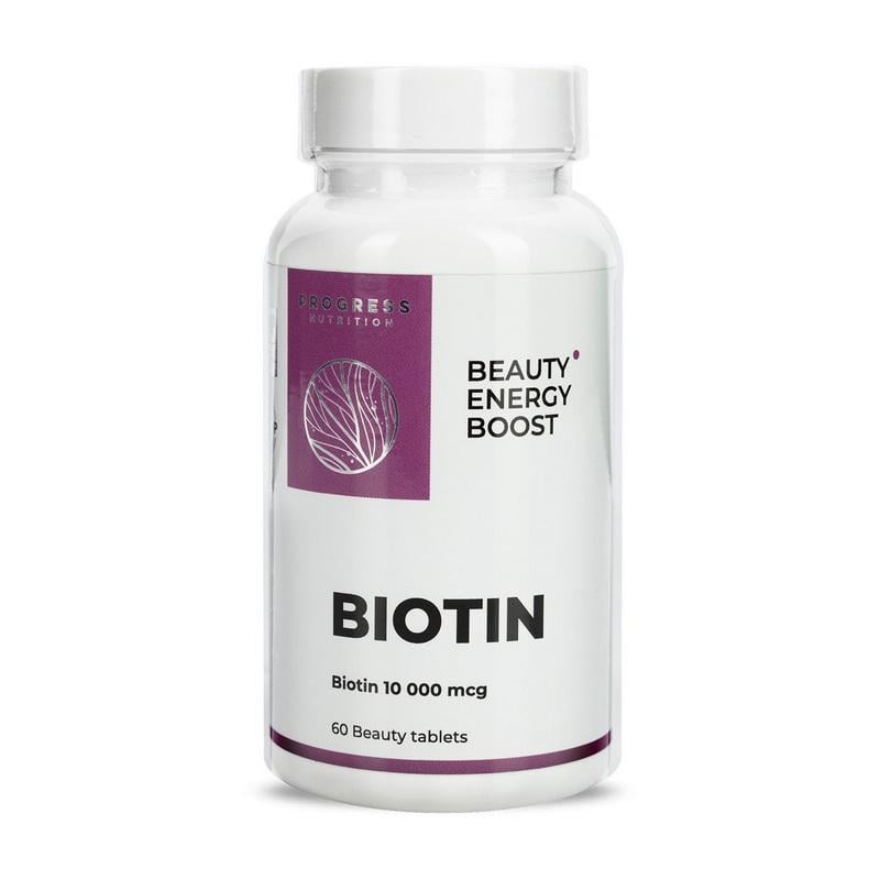 Биотин Progress Nutrition Biotin 10 000 mcg 60 табл.