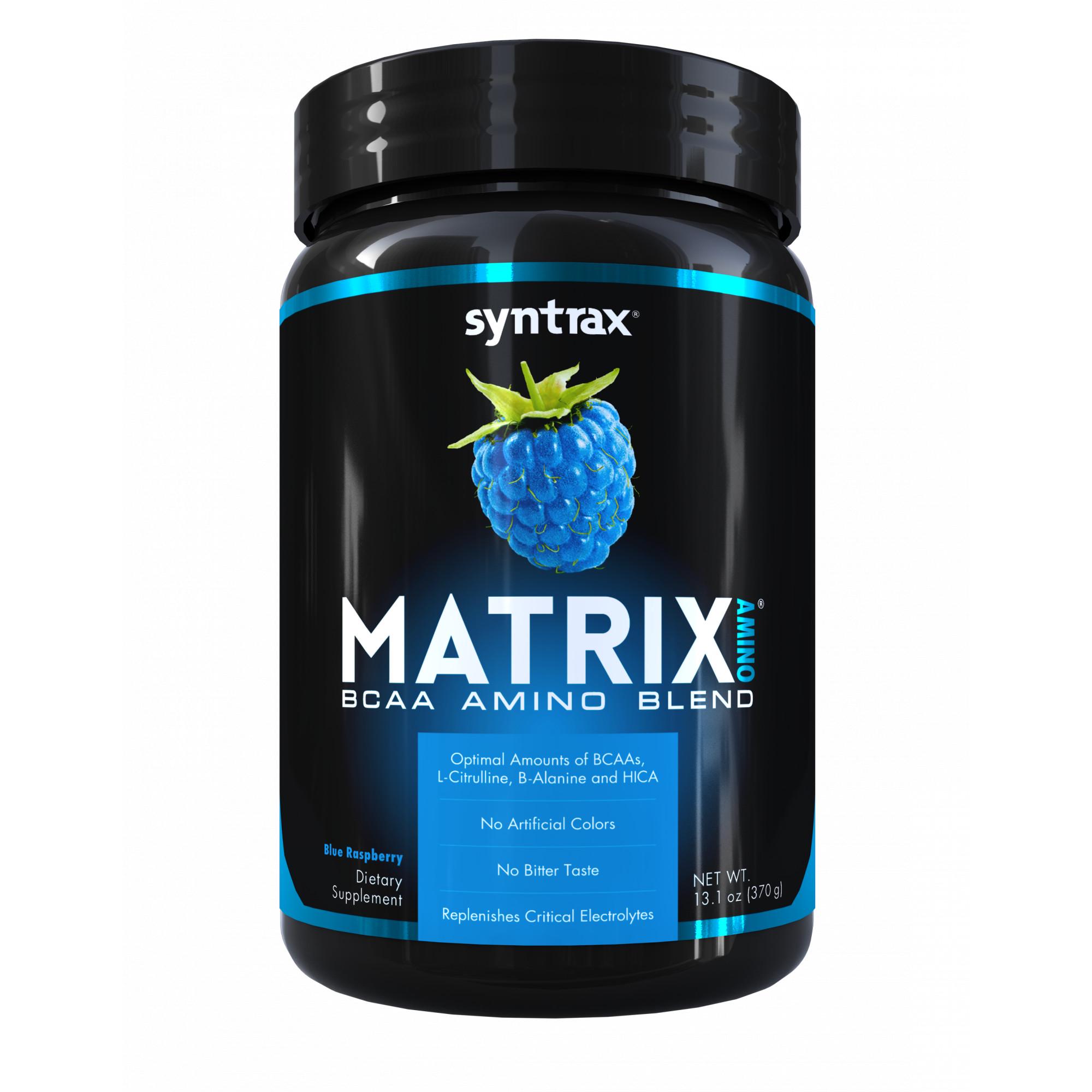 Аминокислоты Matrix Amin в порошкеo 370 г Blue Raspberry