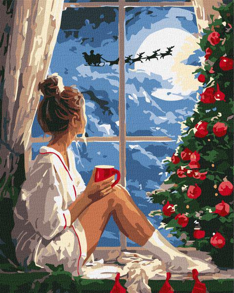 Картина за номерами Ideyka Різдвяний вечір 40x50 см (Id-KHO8696)