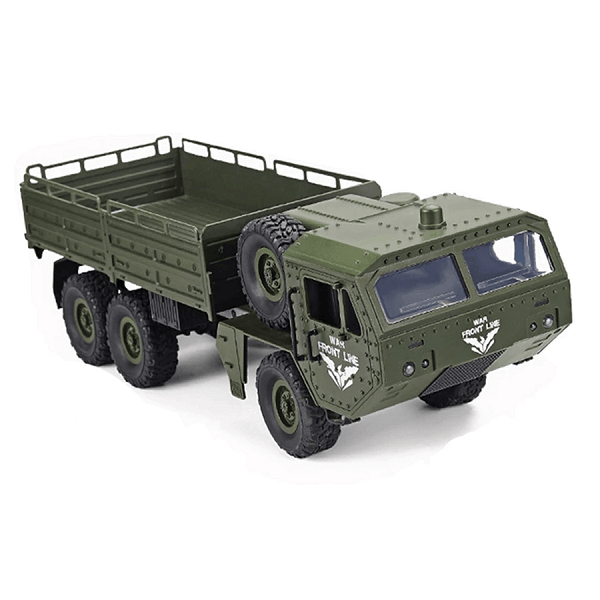 Вантажівка військова на радіокеруванні JJRC Q75 1:16 6WD Green (d252)