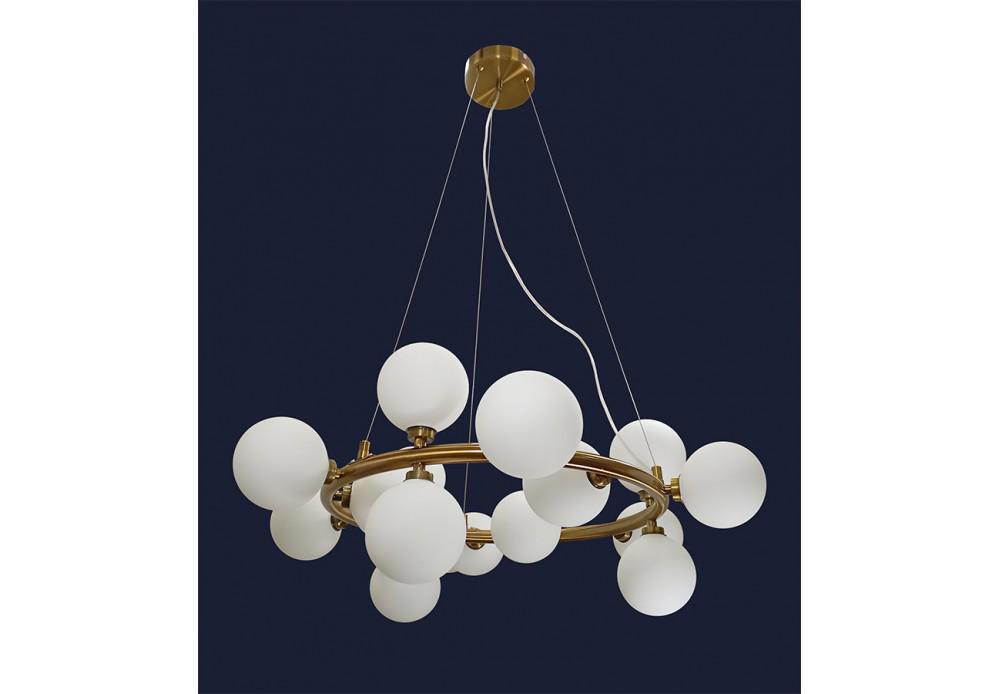 Люстра Levistella 761J2029-15 BRZ+WH Люстра Levistella 761J2029-15 BRZ+WH