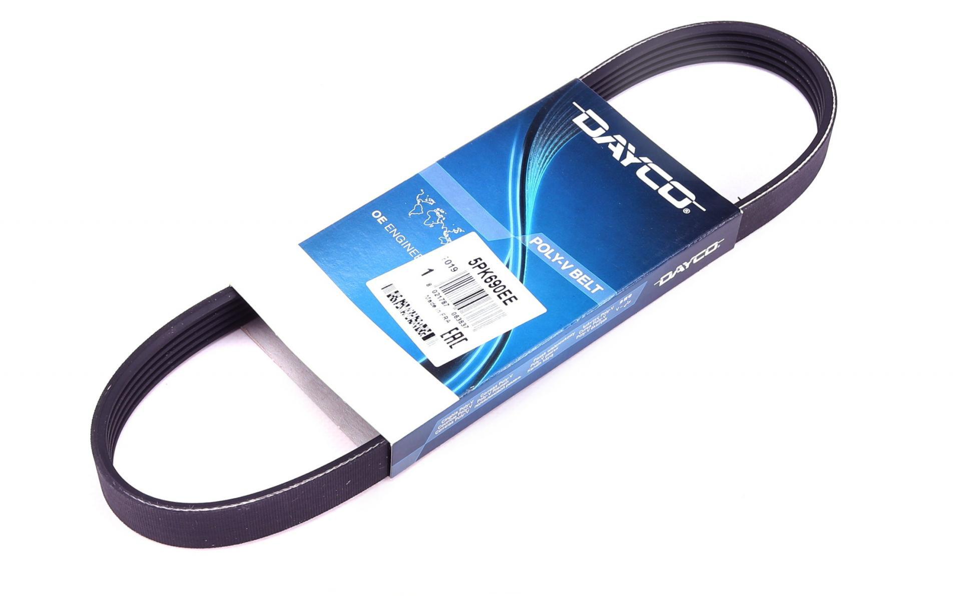 Ремень генератора DAYCO Ford Fusion 1.4/1.6i 02-12 (5PK690EE)