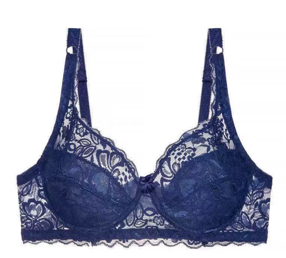 Бюстгальтер мереживний 75C Темно-синій (22-87-1595-С)