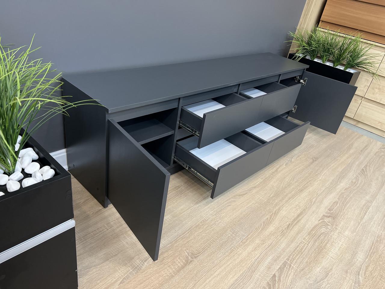 Тумба під ТБ Еверест 1804х510х370 мм Антрацит - фото 4 Тумба під ТБ Еверест 1804х510х370 мм Антрацит - фото 4