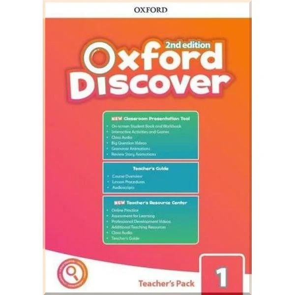 Книга для учителя Oxford Discover Second Edition 1 Teacher's Pack
