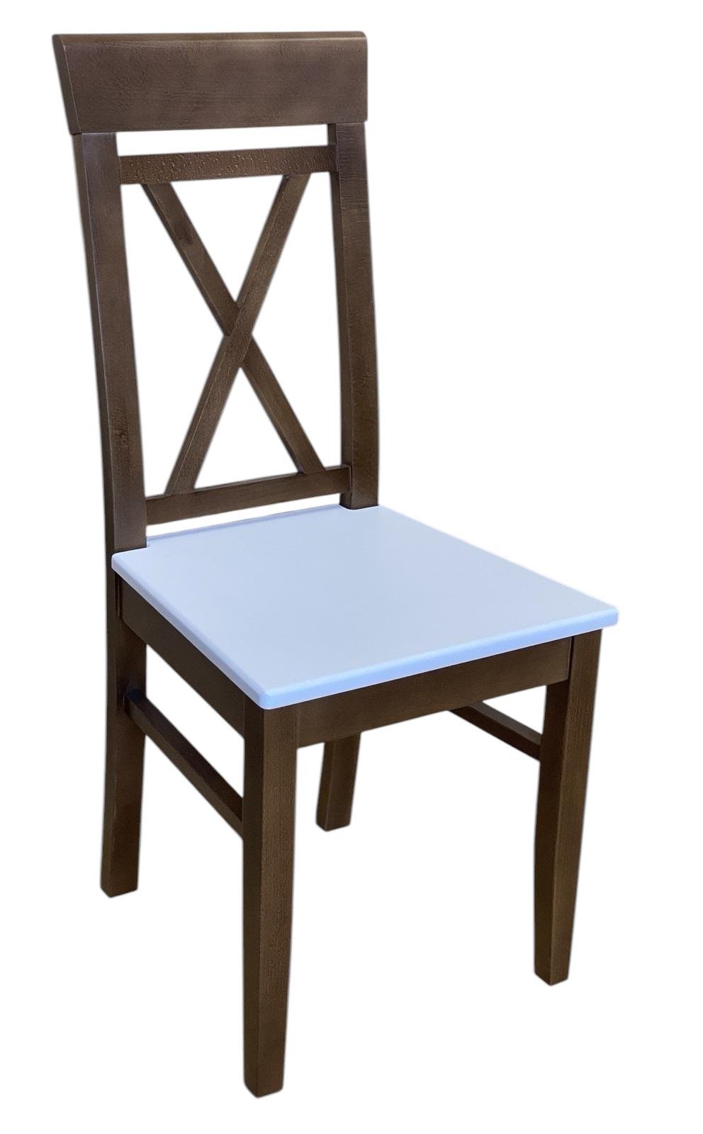 Стул обеденный Скиф ЖУР-18 деревянный Дуб/Белый (25715366)