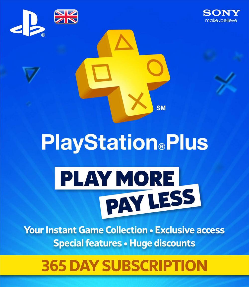 Ключ активации PlayStation Plus на 365 дней UK (26572593)