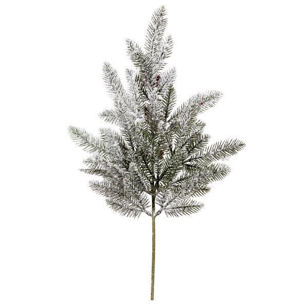 Ветка декоративная Yes! Fun хвойная 66 см заснеженная (973951)