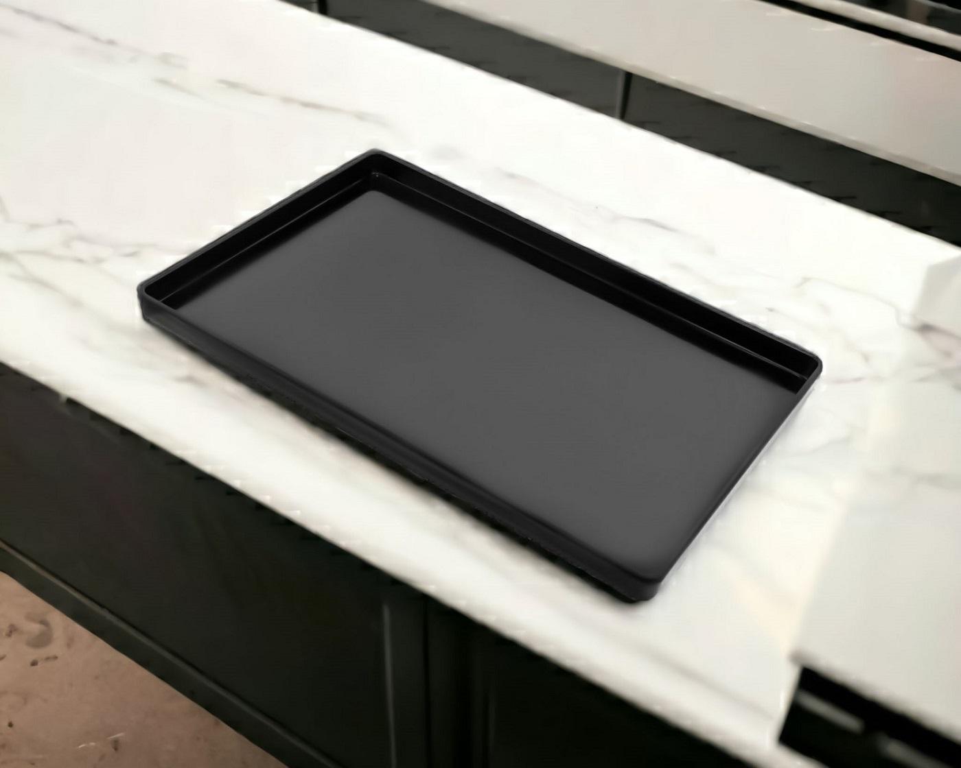 Поднос для подачи One Chef прямоугольный меламин 29,7х22,8х2,3 см Черный - фото 2 Поднос для подачи One Chef прямоугольный меламин 29,7х22,8х2,3 см Черный - фото 2