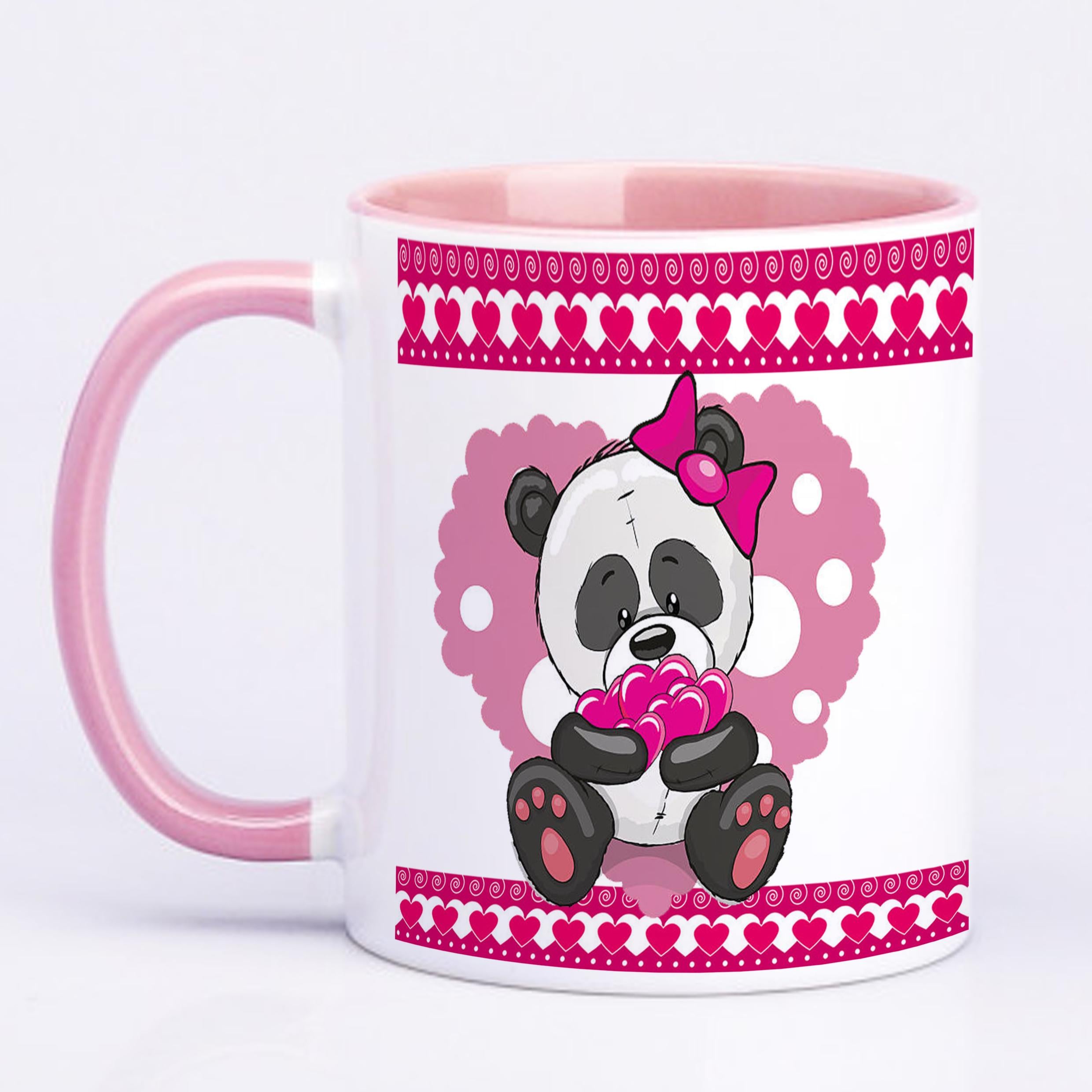 Чашка с печатью "Марійка! З 8 березня!" 330 мл Розовый (23740)