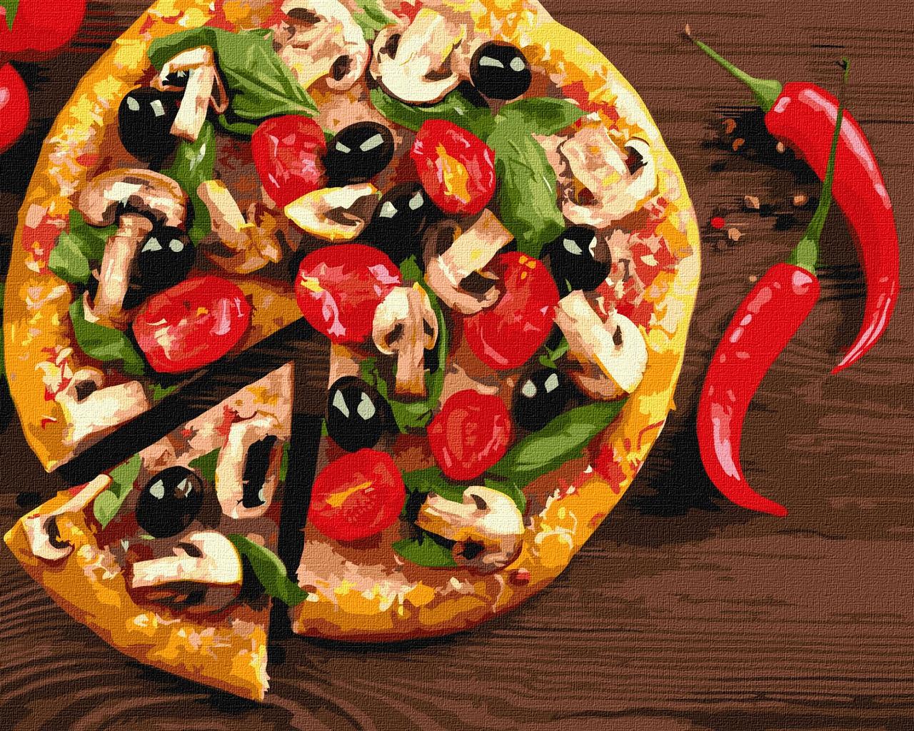 Картина по номерам Идейка Итальянское блюдо 40х50 см (КНО5676)