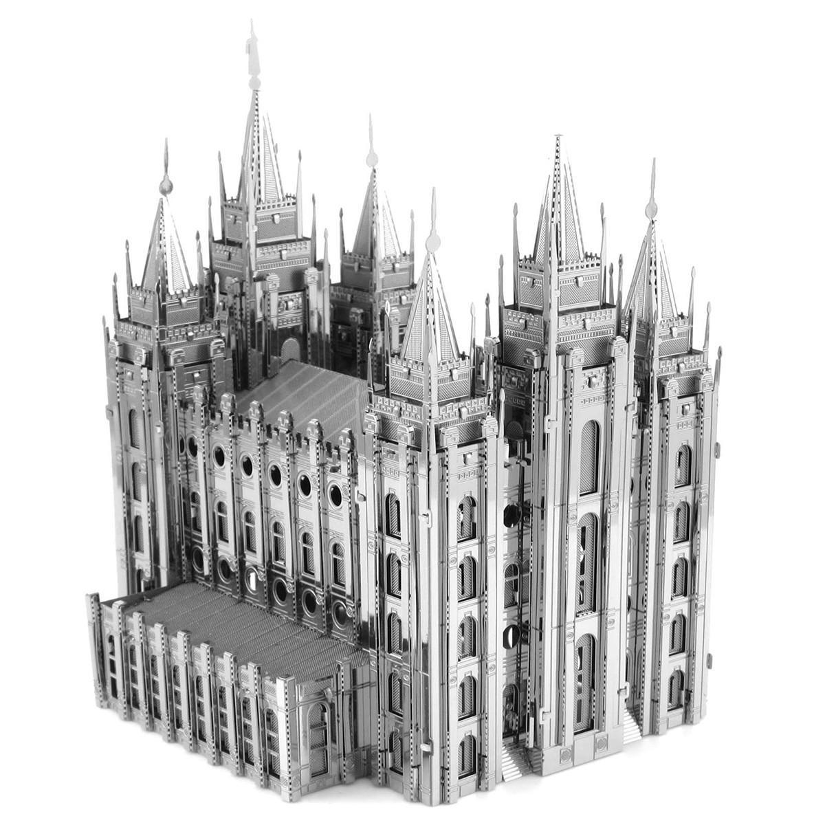 Конструктор металлический 3D Metal Earth Iconx The Church of Salt Lake City ICX027 (76949894) - фото 2