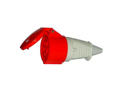 Силовая розетка E.NEXT 3P+N+PE 16А 400 В переносная IP44 Красный (2622-326) Силовая розетка E.NEXT 3P+N+PE 16А 400 В переносная IP44 Красный (2622-326)