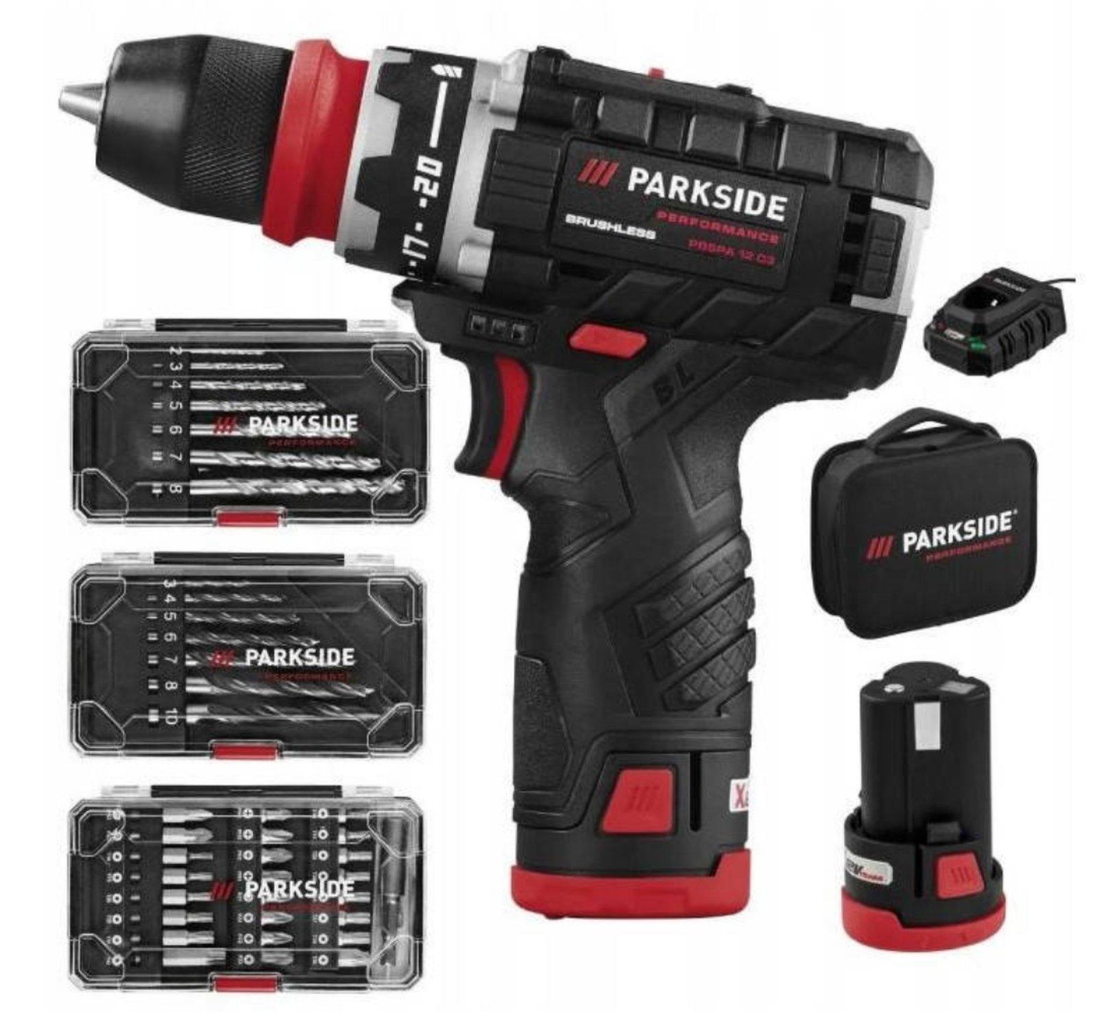 Шурупокрут акумуляторний Parkside 12 A1 безщітковий 12 V (12В4)