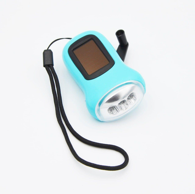 Фонарь ручной Динамо на солнечной панели (98)