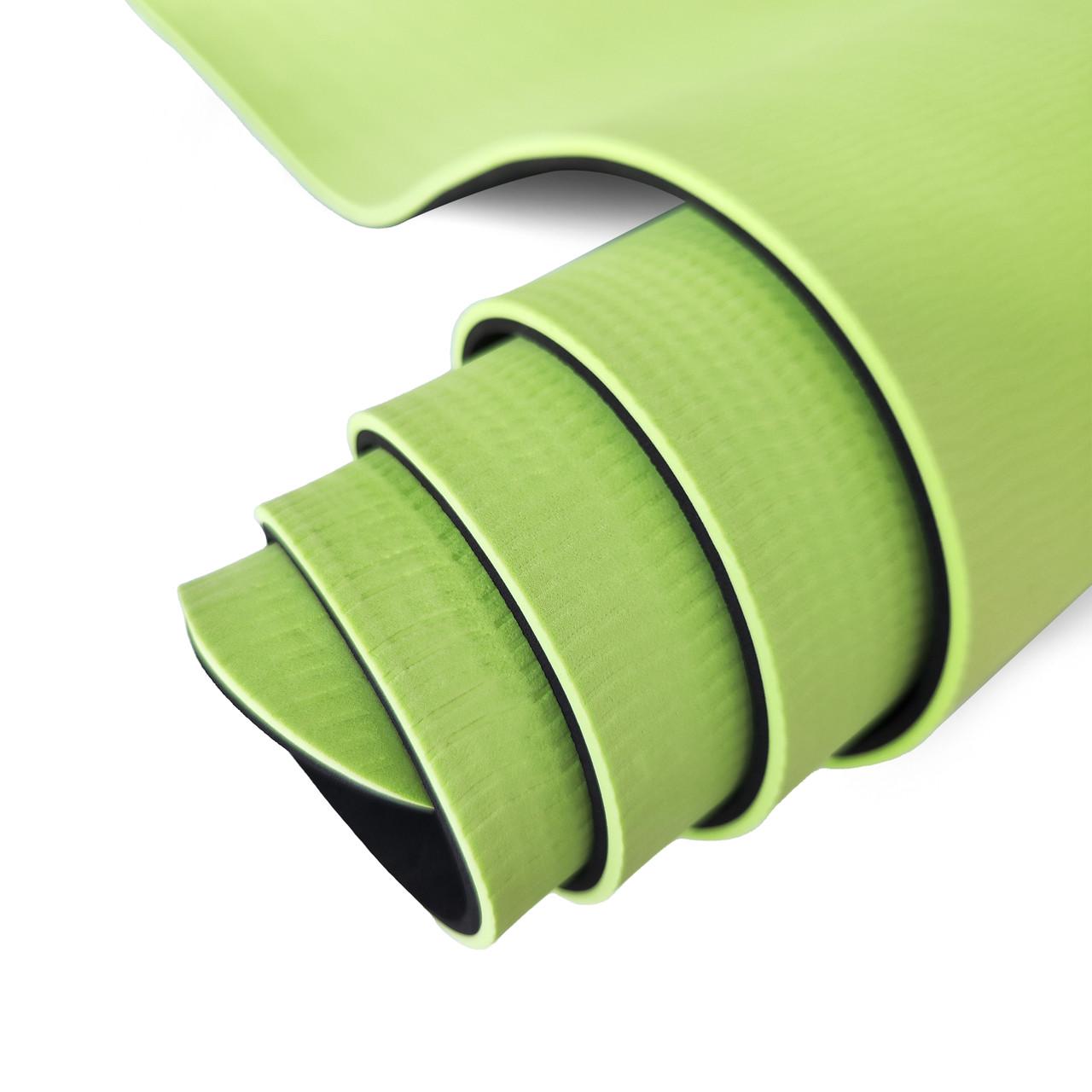 Коврик для фитнеса и йоги Gemini Pro GE-6BLGR TPE/TC 6 мм (14729314) - фото 2 Коврик для фитнеса и йоги Gemini Pro GE-6BLGR TPE/TC 6 мм (14729314) - фото 2