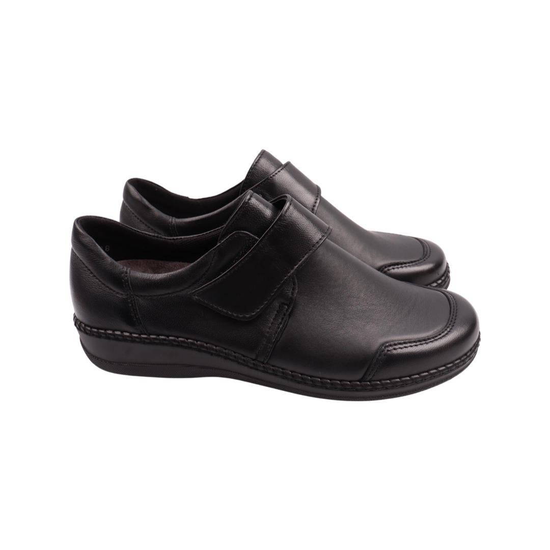 Туфлі жіночі Axel зі шкіри р. 39 Чорний (19-22DTC)