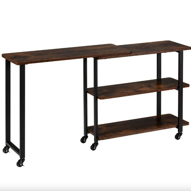 Стол L-образный Costway King вращающийся Loft (4808) - фото 4 Стол L-образный Costway King вращающийся Loft (4808) - фото 4