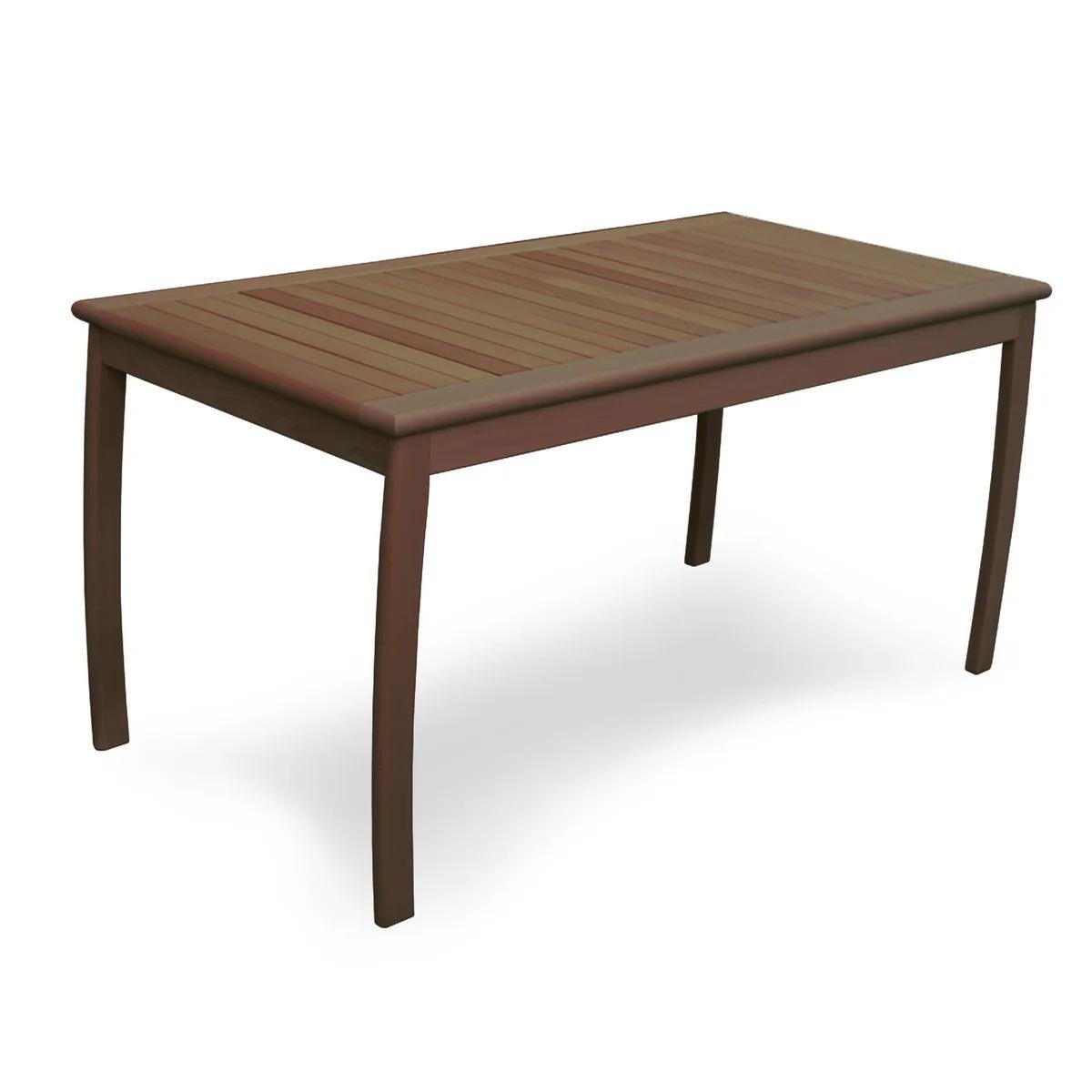 Обеденный стол Woodman Legato из натурального дерева бук 160х80 см Ореховый (53224)