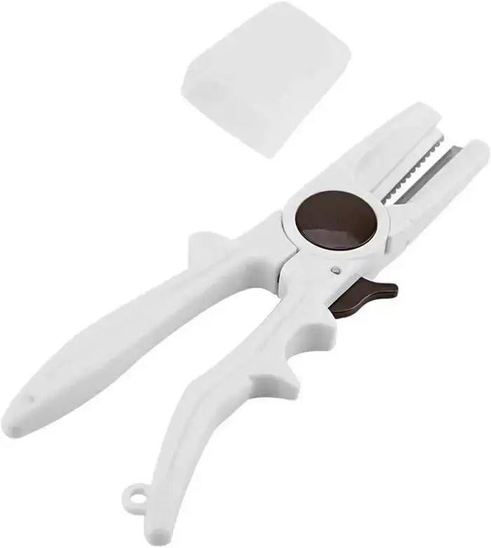 Орехокол для орехов миндаля с покрытием алюминиевый 18,3x7x1,5 см Белый (opt-15372)