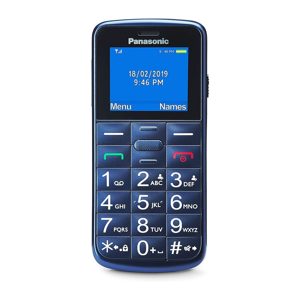 Мобильный телефон Panasonic Dual SIM аккумулятор Li-Ion 1000 мАч Blue (625016)