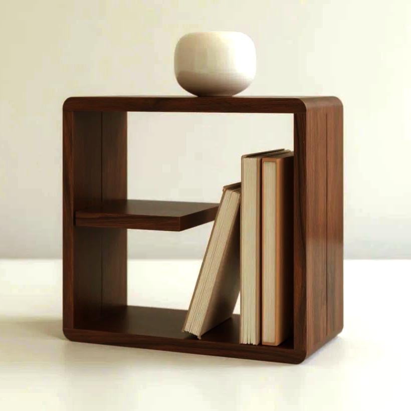 Полка книжная настольная из дерева Паралер Терракот (КПА-021632)