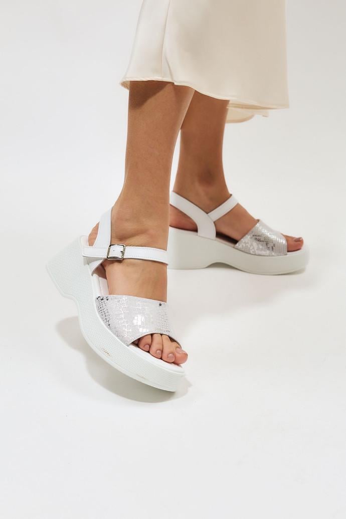 Босоножки женские ALLSY на платформе р. 37 Белый (195539) - фото 3 Босоножки женские ALLSY на платформе р. 37 Белый (195539) - фото 3