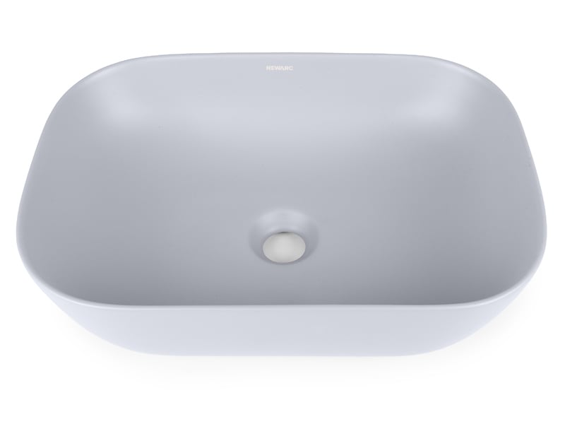 Умивальник накладной NEWARC Life 45х32 см Матовый серый (9845GR-M) Умивальник накладной NEWARC Life 45х32 см Матовый серый (9845GR-M)