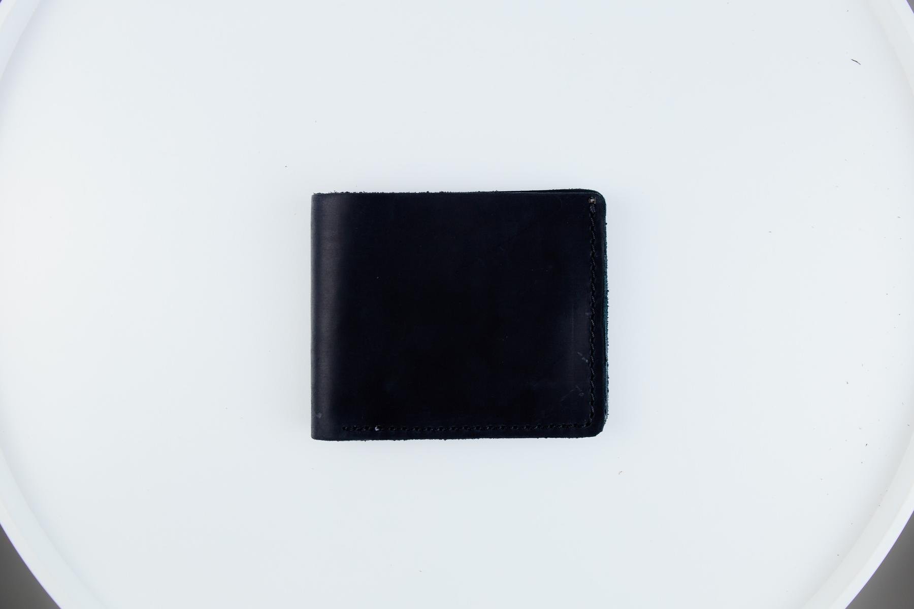 Кошелек-бифолд мужской Skill Crazy Horse SH122 из натуральной кожи Черный (25185268)