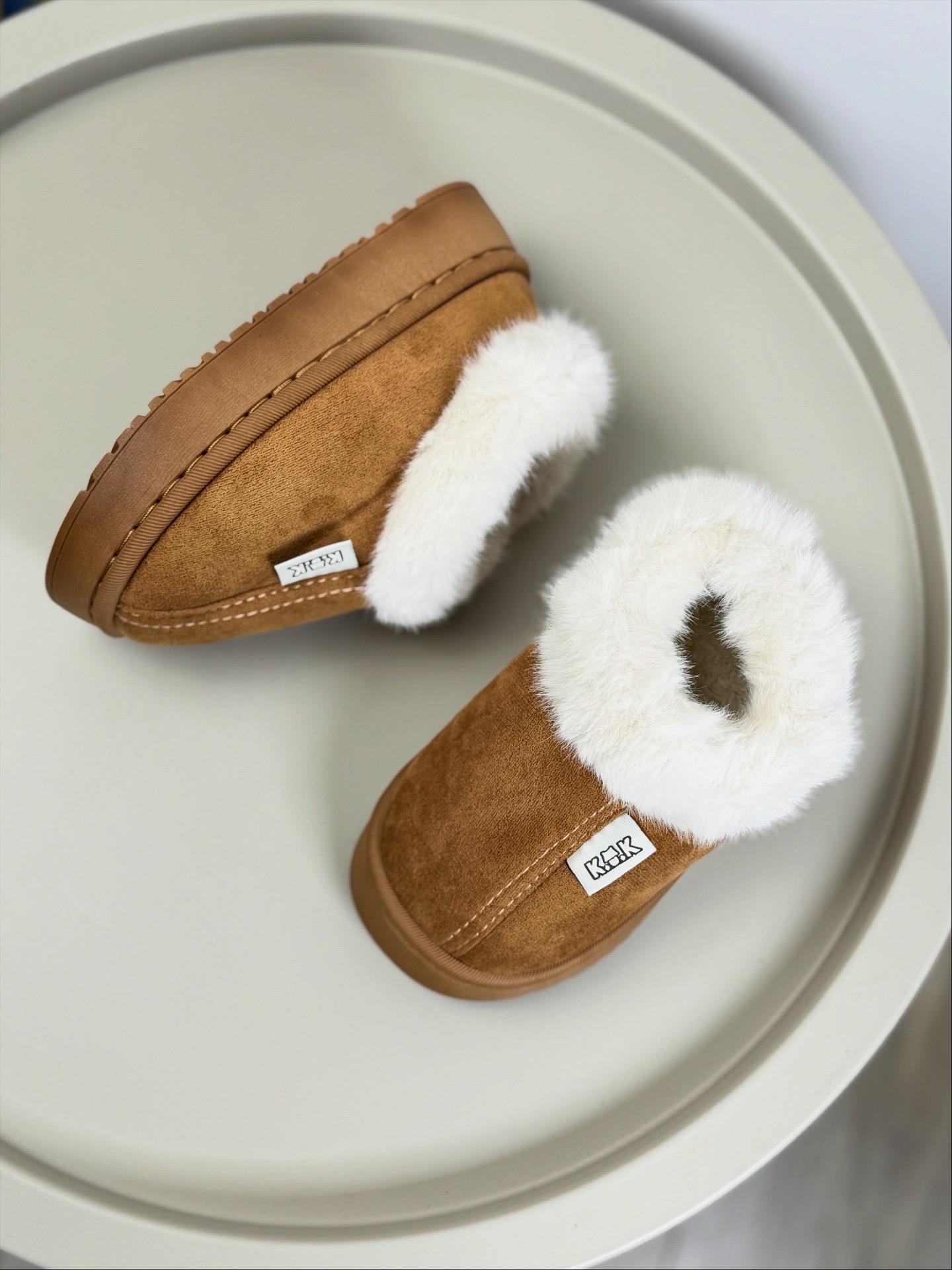 Ботинки детские зимние 1631 р. 28-29 Рыжий (30345593)