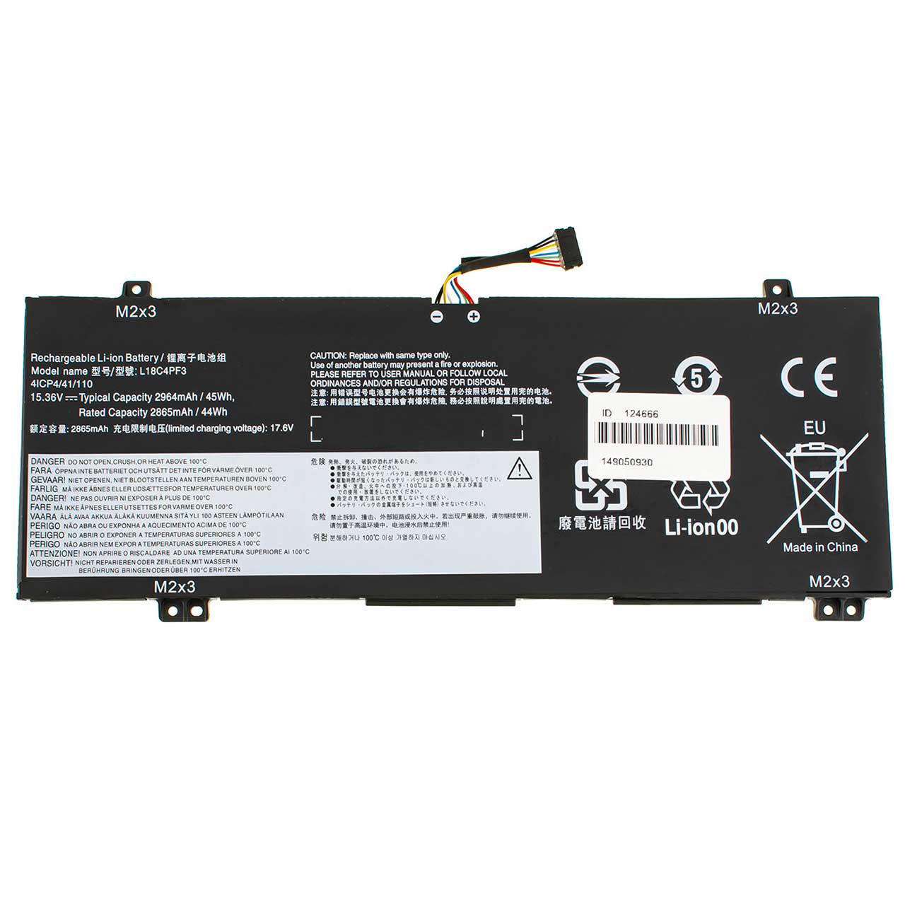 Аккумулятор для ноутбука Lenovo FLEX-14IWL 2965 mAh 1536V 46 Wh