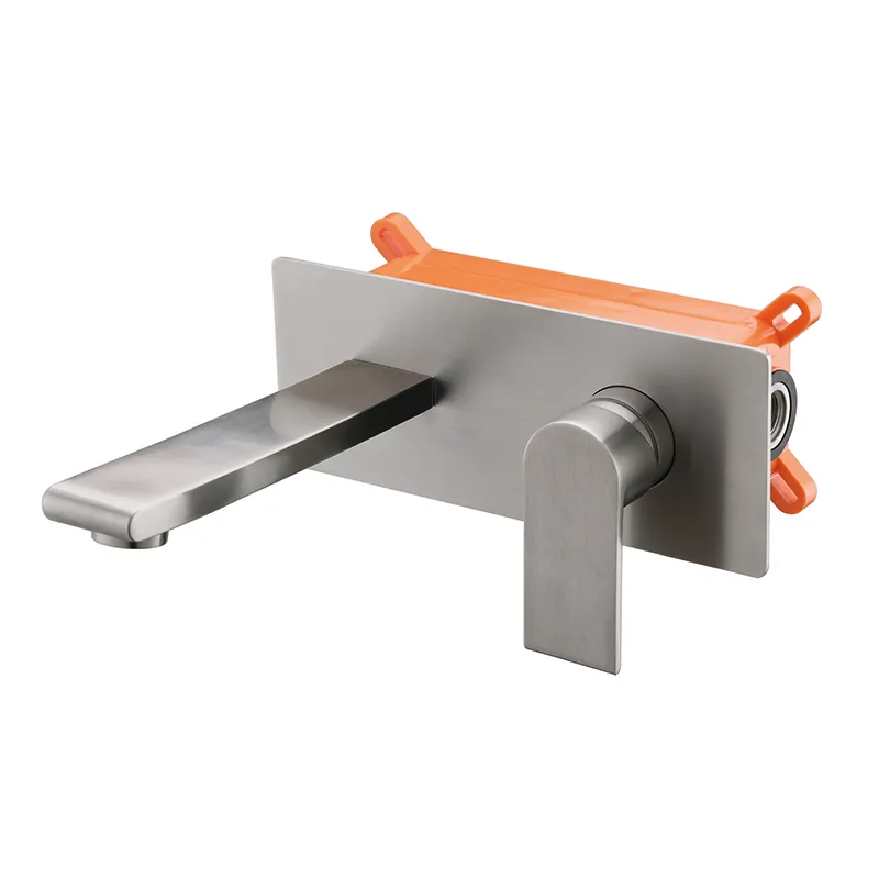 Смеситель для умывальника KOER KI-16015-02 встроен из нержавеющей стали (KR4783)