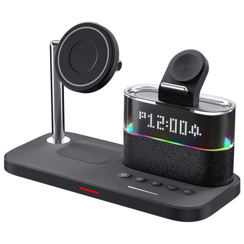Зарядное устройство беспроводное C09 4in1 из часов Black (00000069065_1)