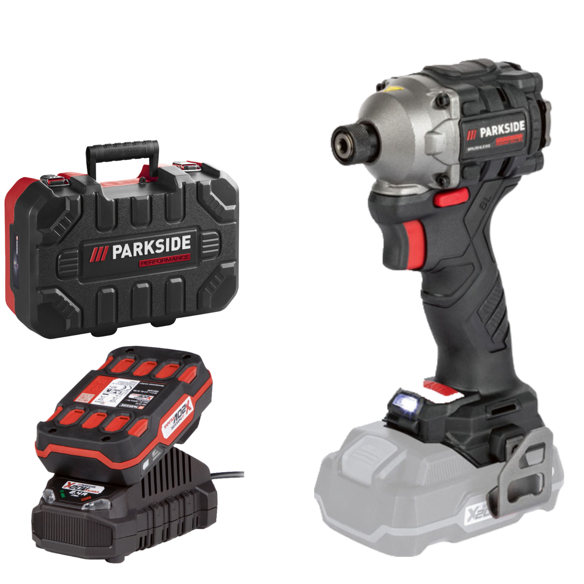 Шуруповерт акумуляторний ударний Parkside PDSSAP 20 B3 (11405542) - фото 2 Шуруповерт акумуляторний ударний Parkside PDSSAP 20 B3 (11405542) - фото 2