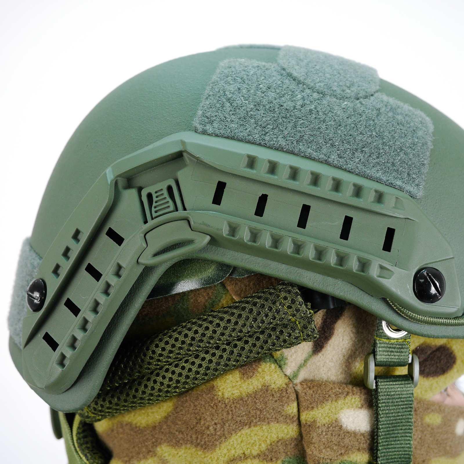 Шолом балістичний FAST Helmet 1 клас захисту ДСТУ рівня NIJ IIIA Olive - фото 14