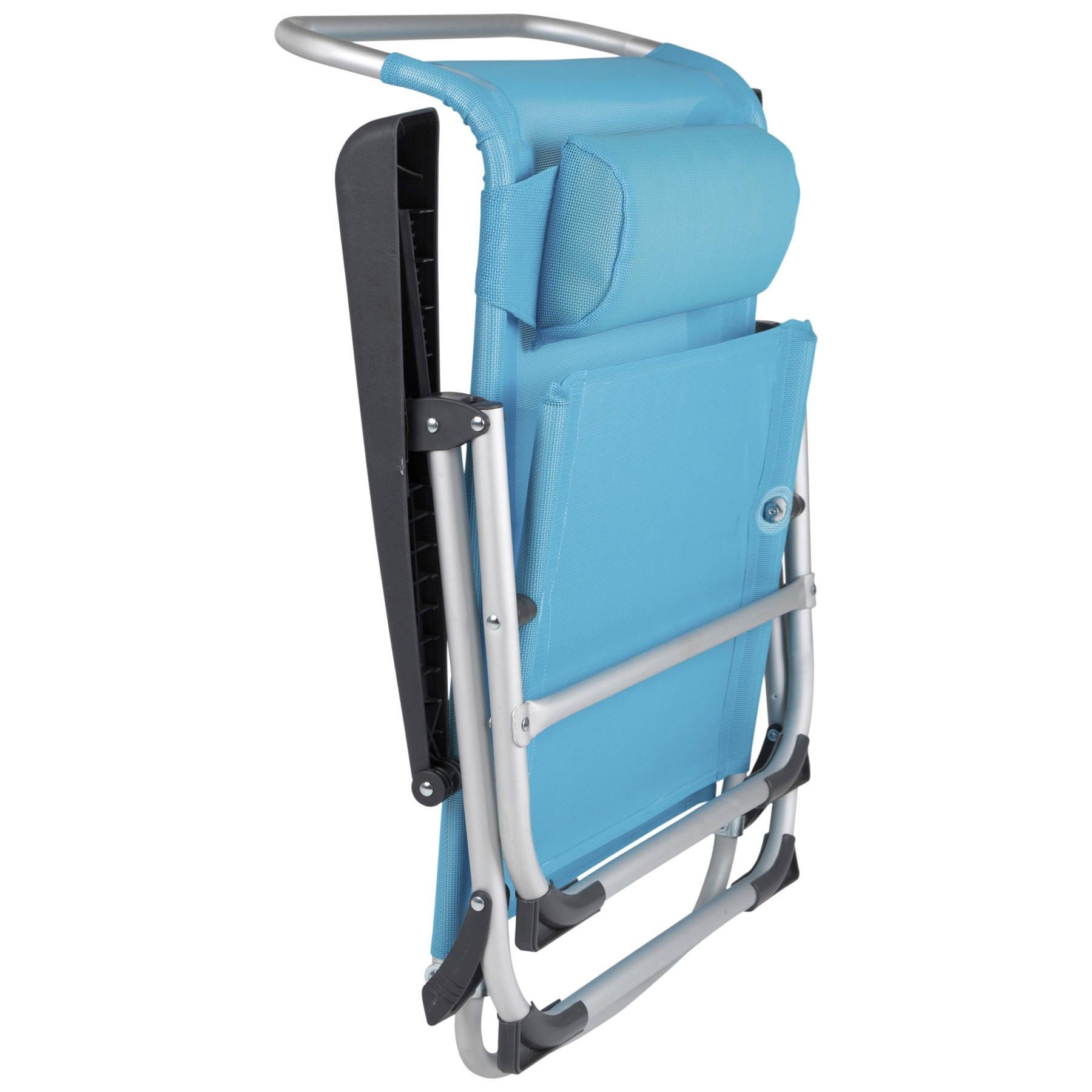 Крісло розкладне Bo-Camp Saint-Tropez Blue (1204784) - фото 5 Крісло розкладне Bo-Camp Saint-Tropez Blue (1204784) - фото 5